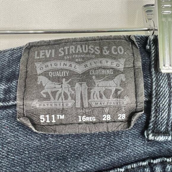 LEVIS 511 Slim Fit Young Men Boys Size 16 - Picture 7 of 9